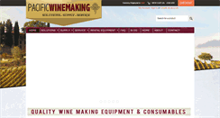 Desktop Screenshot of pacificwinemaking.com